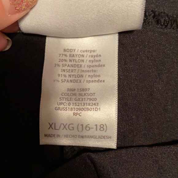 Black maternity pants Great Expectations XL 16 18 - Picture 3 of 4